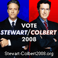Vote for Jon Stewart and Stephen Colbert in 2008!